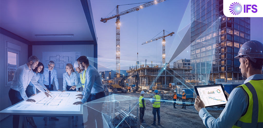 IFS ERP for Construction project management dashboard