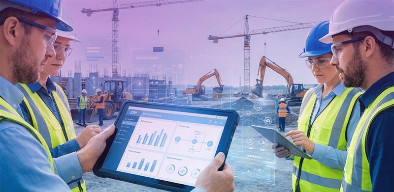 Construction ERP AMS supporting project implementation