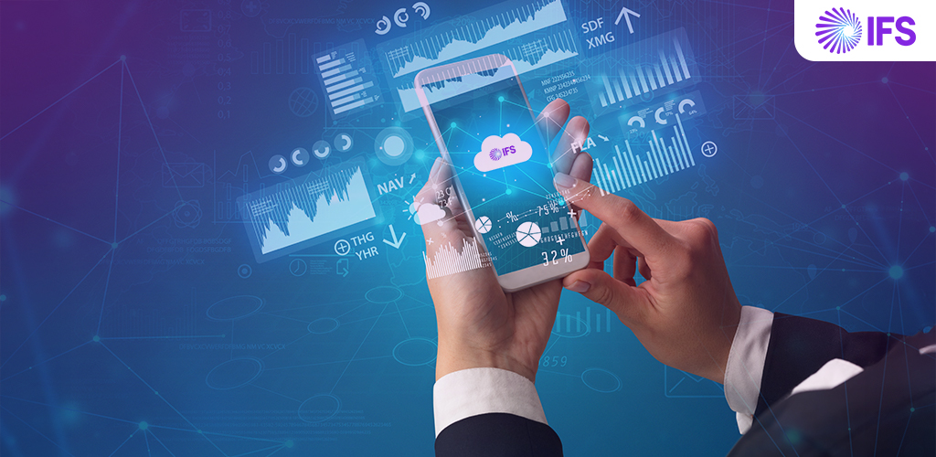 IFS Cloud 25R2 dashboard showcasing AI-powered ERP enhancements